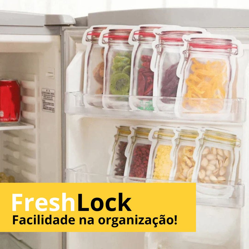 Kit de ZippLocks para Armazenar alimentos - EcoFreshLock